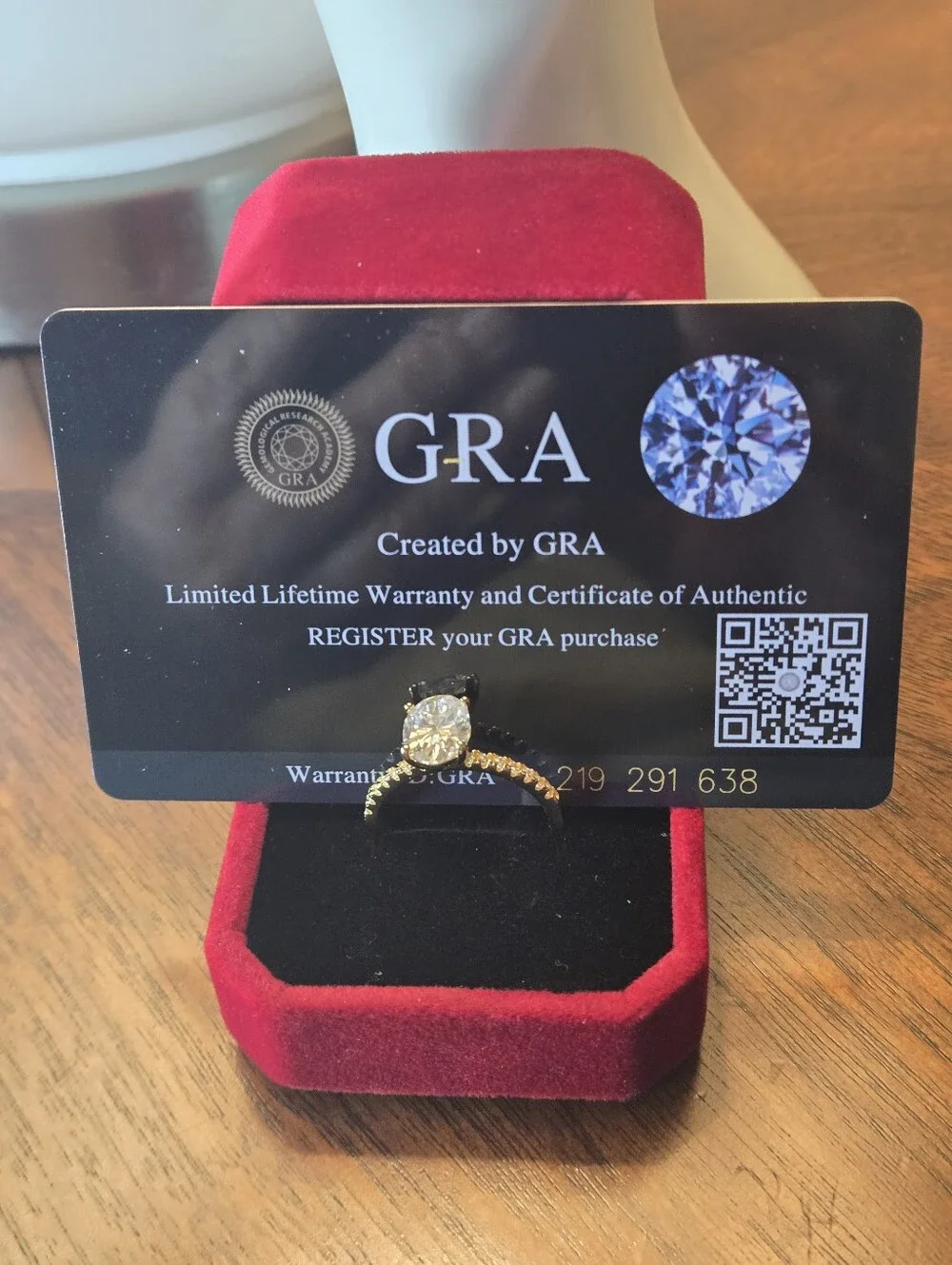 2 Carat The Captivating 925 Silver Oval Moissanite Ring Radiant Ring Size 8